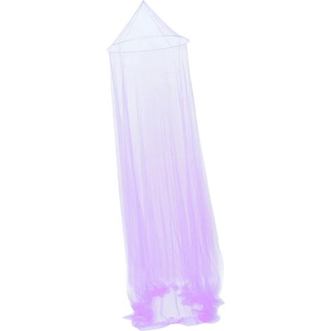 Moustiquaire conique Hohopeti Dome pour lit, polyester lavande (1/4)