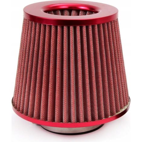 Filtro aria sportivo conico RED+3 adattatore