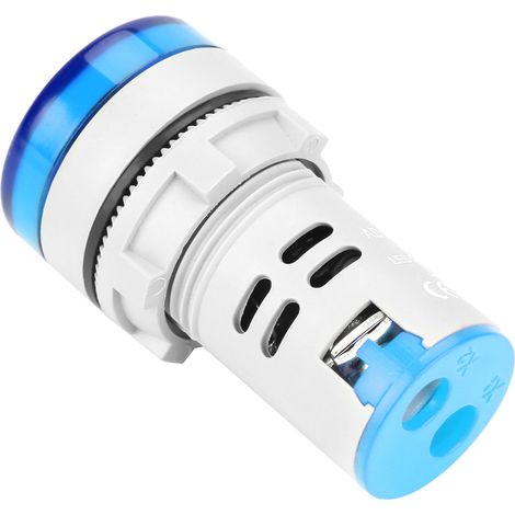 Affichage numérique LED rond - Indicateur de fréquence AC Hertz AD16-22DSH (Bleu) (1/5)