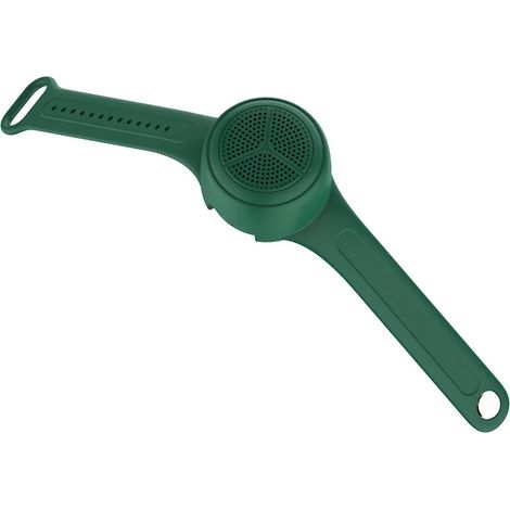 (Verte, avec bracelet de montre) Mini enceinte Bluetooth sans fil, volume élevé, diffusion portable (1/5)