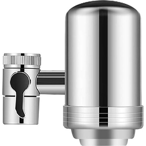 filtre a eau pureva pour robinet-salle de bain ou évier de caravane en acier inoxydable avec cartouche unique (1/5)