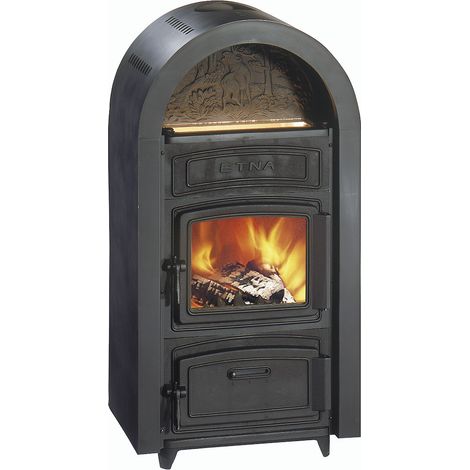 Kaminhofen Typ10990 Hüttenofen schwarz 9kW
