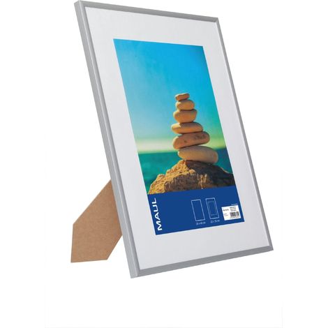Cadre photo A3 aluminium argent 30x40 cm (1/5)