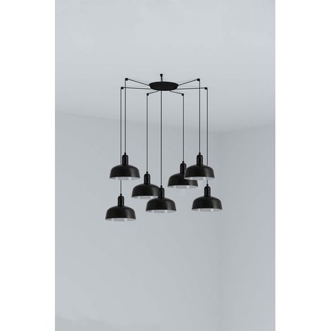 TATAWIN S metal 7L Colgante negra