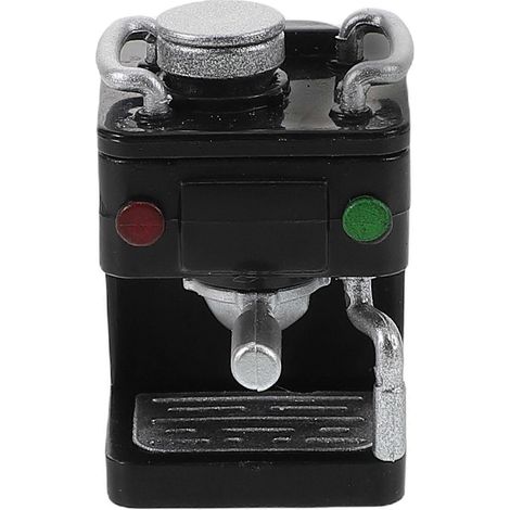 Accessoires pour maison de poupée : cafetière miniature, machine à café miniature, modèle réduit, décoration de maison miniature, décor de chambre miniature (1/5)
