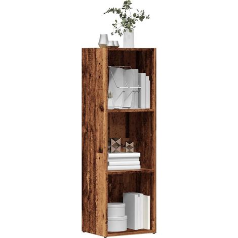 Bücherregal Altholz-Optik 36x30x114 cm Holzwerkstoff
