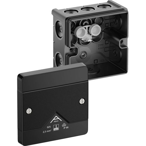 Spelsberg 80200001 Boîte de dérivation (L x l x H) 85 x 85 x 52 mm noir IP66 1 pc(s) V855253 (1/2)