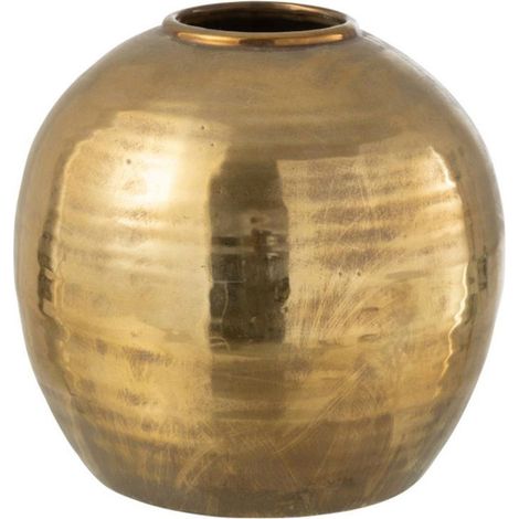 Vase Design en Argile "Arya" 28cm Or (1/2)