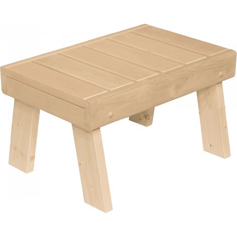 Harvia Schemel Saunahocker Sauna-Tritthocker Holz Hocker Erle einstufig