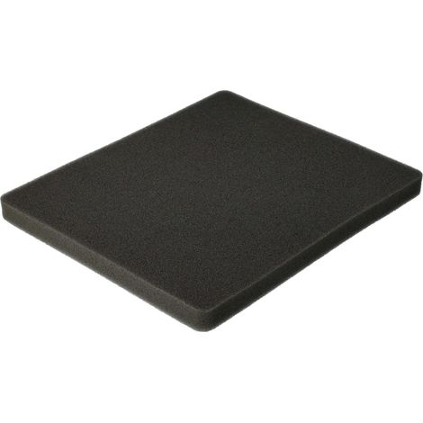 vhbw filtro compatibile con Electrolux AAC6835 (910288353) aspirapolvere - Filtro aria di scarico (in spugna), nero