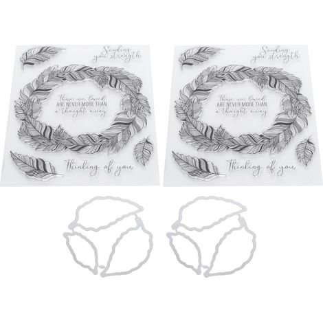 ensembles de tampons transparents Feather pour la décoration de cahiers faits main. Accessoires (1/5)