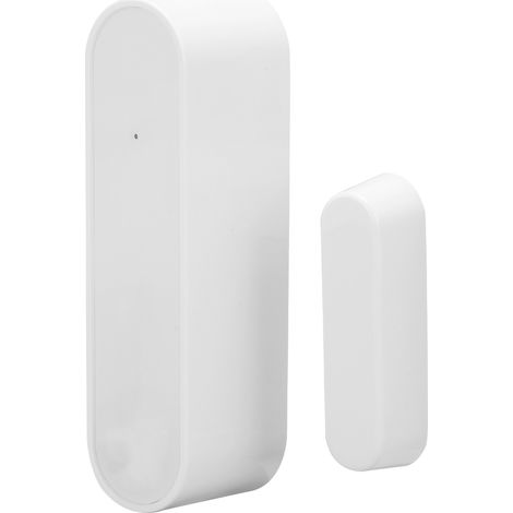 Alarme de sécurité sans fil antivol avec capteur magnétique intelligent pour portes et fenêtres, compatible Zigbee et Tuya.