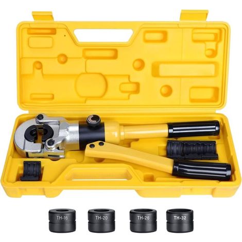 YMYNY Hydraulic hose crimping tool, pipe crimper with TH contour crimper, hydraulic hose crimping tool, hydraulic crimper TH16 TH20 TH26 TH32 mm (1/4)
