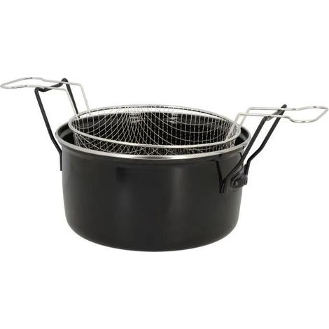 Friteuse du nord en acier émaillée 28cm