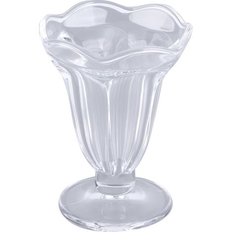 Lot de 6 coupes à glace créatives et originales à motif floral, en verre, multifonctionnelles et transparentes. (1/5)
