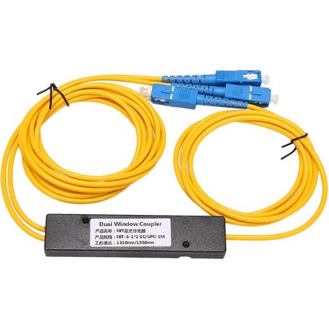 Coupleur optique à fibre monomode Ftth SC 1X2 Plc (1/5)