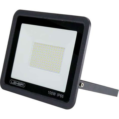IluminaShop - Foco Proyector LED Verona Black 100W CCT IP65  3000+4000+6000