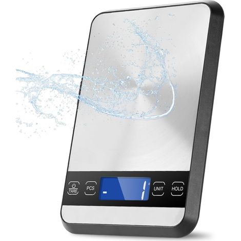 Balanza de cocina de 15 kg/1 g, con función de retención y conteo. (1/5)