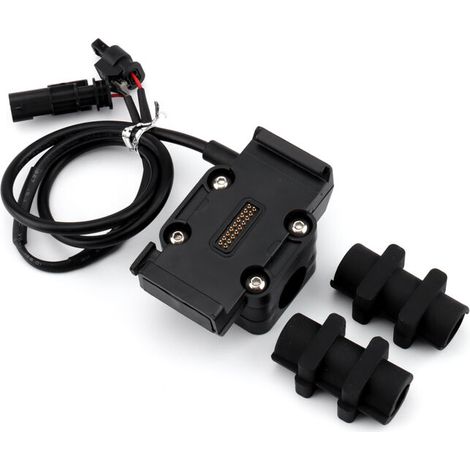 Universelle Powerstation, Handy-Navigationshalterung, kabelloses Laden, 12-mm-/22-mm-Überrollbügelhalterung, passend für BMW R1250GS ADV, R1200GS, S100 Crezuo