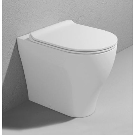Wc con Bidet integrato App Flaminia Filomuro 52x36 cm Senza Brida