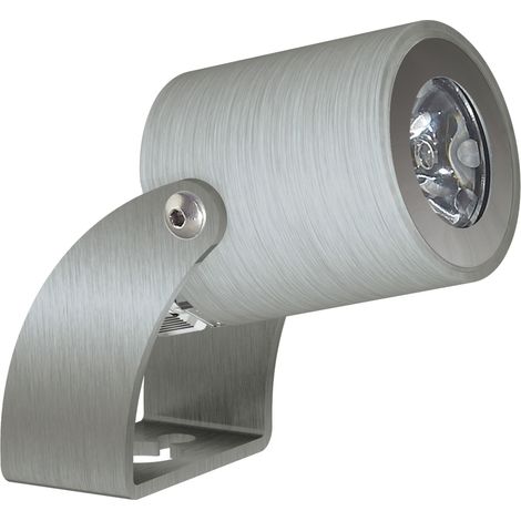 Proyector base/piqueta tilt KA IP67 LED COB 1.50W 160lm CRI80 3000K 30º Inox cepillado