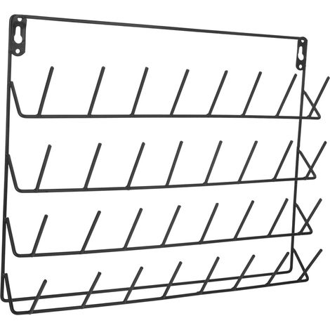 Porte-Fil en Fer Noir, Organisateur Mural pour Couture et Broderie (1/5)