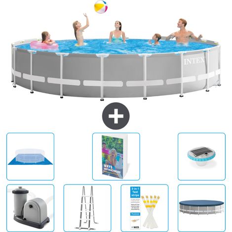 Prism Frame Pool Rund - 549x122 cm - 8-teilig S596