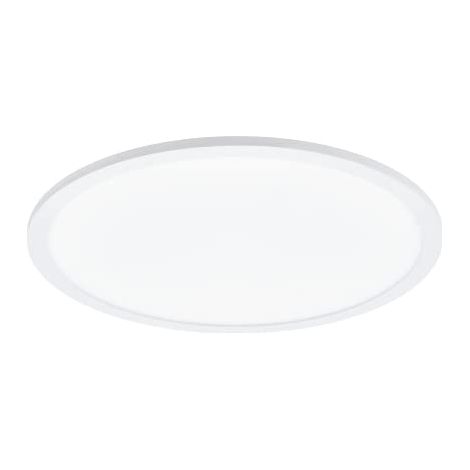 Plafoniera Moderna Sarsina Alluminio Bianco Luce Led Integrato 28W (1/4)