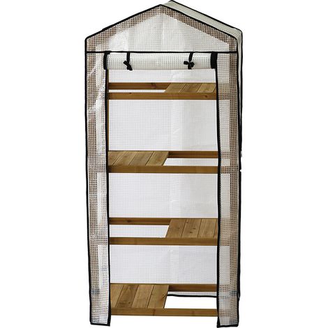Nursery Coldframe - Greenhouse Natural Wood