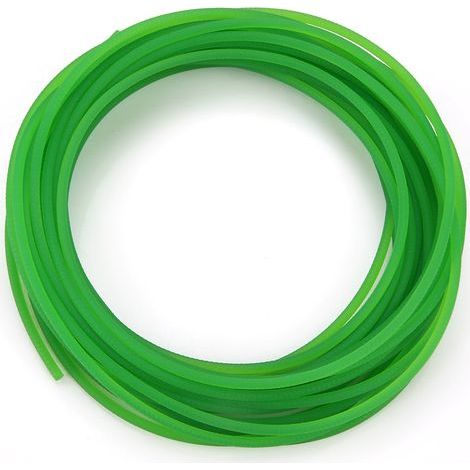 Courroie ronde de polyuréthane de surface rugueuse verte pour la transmission d'entraînement (3 mm 10m) (1/5)