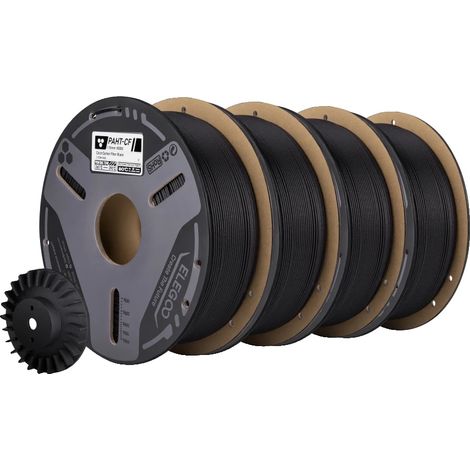 Filamento per stampa 3D, composito in fibra di carbonio, elevata resistenza e robustezza, 4 kg (1/2)