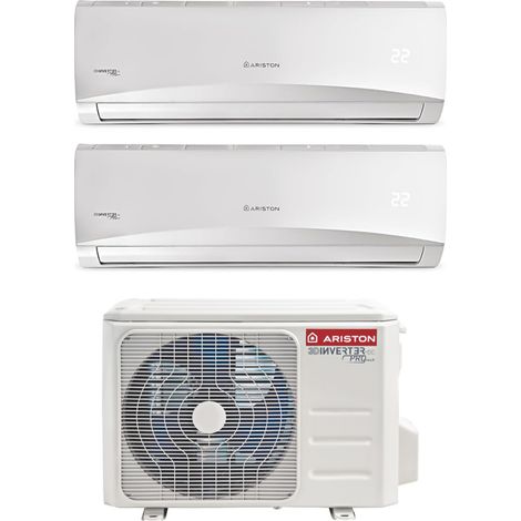 Klimagerät Dual Split Inverter Ariston PRIOS 9000+12000 btu R-32 Wi-Fi optional 9+12 DUAL 50 XD0-O