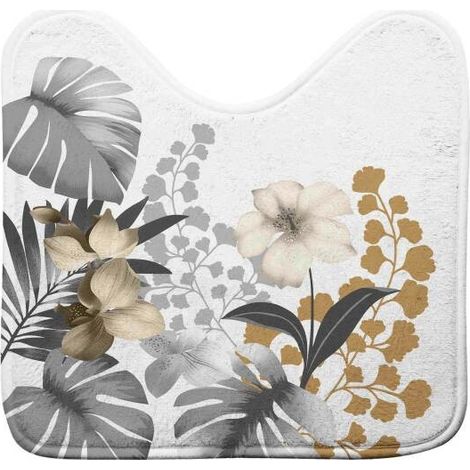 Tapis de bain avec motif floral, KELLY, 45 x 45 cm (1/4)