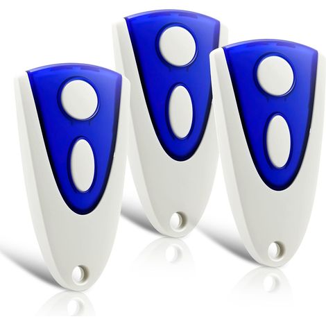 Set mit 3 Ersatz-Fernbedienungen für Garagentore – 433,92 MHz – Kompatibel mit den Handsendern Novoferm Novotron 502 MAX43-2 und Novotron 512 MIX43-2 (1/5)