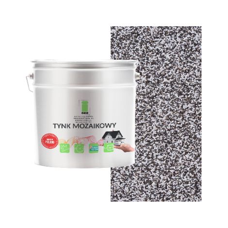Enduit mosaïque résine gris foncé 7 kg – Résistant au gel – Pour intérieur et extérieur – Haute résistance aux intempéries