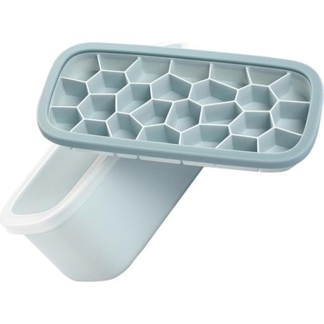 Moule à Glaçons Bac Réutilisable avec Couvercle en Silicone Set 1 (1/5)