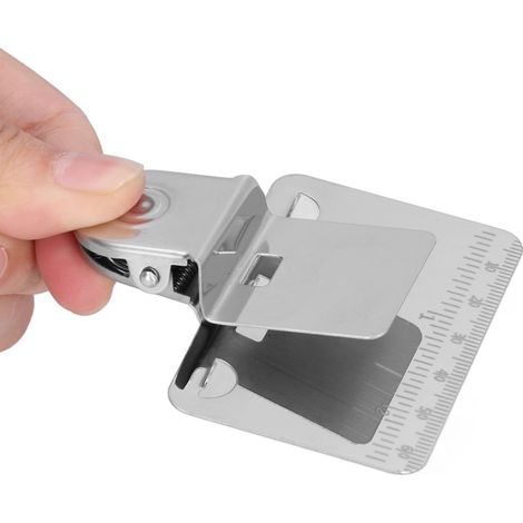 Mètre ruban avec pince compacte, portable, pratique et durable, accessoire de mesure à porter à la maison (1/5)
