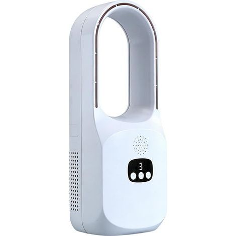 climatiseur mobile sans évacuation,3 Vitesses, Oscillation 120°,Mini portable,Ecran LED,utilisation chaud comme,Intérieur, extérieur (1/5)
