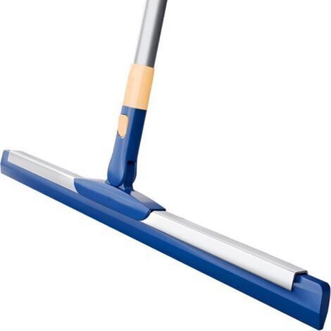Raclette de Sol Robuste de 50 cm avec Manche de 130 cm de Long pour Garage, carrelage, terrasse, Salle de Bain, fenêtre, Verre (1/5)