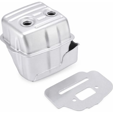 Kit de silencieux d'échappement, 11411400613, pour tronçonneuses MS271 et MS291 kit de joint de protection thermique d'échappement, comprenant un joint de sécurité, 1141 140 0613 (1/5)