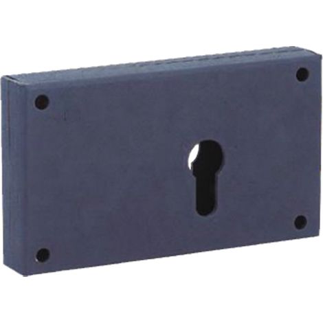 Umkehrbares Riegelgehäuse PE + Schließblech THIRARD 140x82 mm - Achse 56 - 9771