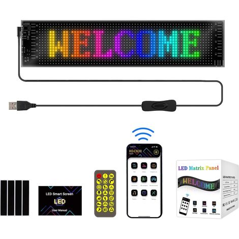 Yeux LED pour Camion, Flexible Panneau Affichage LED (1/5)