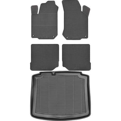 Ensemble de tapis de sol en caoutchouc pour Volkswagen Golf IV Hatchback (1997-2003) + tapis de coffre (1/5)