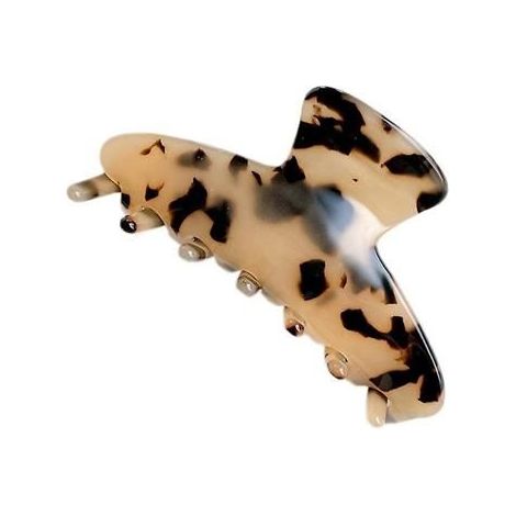 Bananen-Haarspangen, Schildpatt-Haarspangen, Zelluloid-Haarspangen mit Leopardenmuster, Modeaccessoires für Damen und Mädchen, Stil D (1/5)