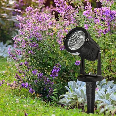 Piquet de Terre de Jardin en Métal pour Lampes Solaires Remplacement Piquets de Sol Extérieur pour Cour Voie Patio Lampes Pôle (1/4)