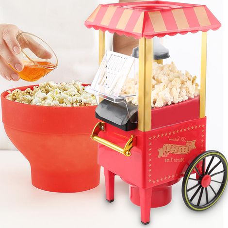 Fabricante de las palomitas, para los partidos en casa y / o en la noche de película, Vintage Red (1/5)