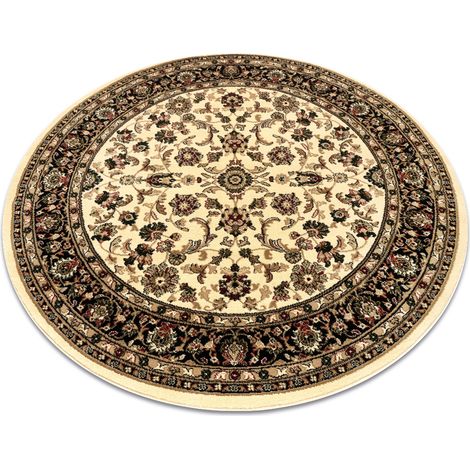 Teppich ROYAL ADR Kreis modell 1745 Karamell beige rund 120 cm