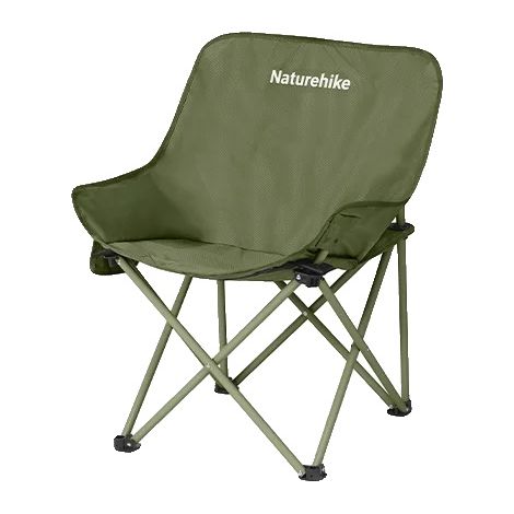 Chaise de camping, légère, dossier haut, Vert-L (1/2)