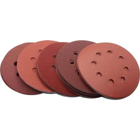 Disque de Ponage Lot de 30 Papier Abrasif 125mm Polissage Pad Ponceuse Circulaires Feuilles de Verre Plaque de Tampon 800/1000/1200/1500/2000 Grain pour Poncer Polir Dérouiller (1/5)