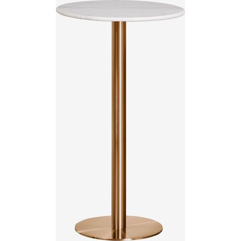 Mesa alta de bar redonda Ø60 cm en piedra natural Xiren SKLUM (1/5)
